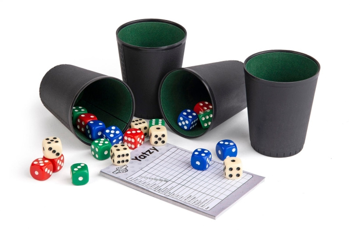 Vini Games Vini Game - Yatzy 4 pers. Sett (31216) i gruppen LEKER, BARN OG BABY / Spill / Brettspill hos TP E-commerce Nordic AB (D19077)