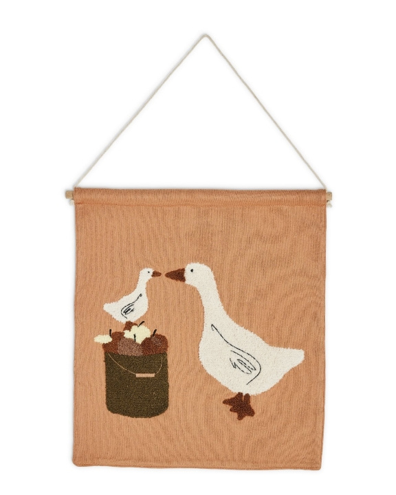 Smallstuff Veggdekorasjon, farmliving gjess - Naturlig - 37x33 cm (40023-11) i gruppen HJEM, HUS OG HAGE / Innredning / Fotorammer hos TP E-commerce Nordic AB (D19094)