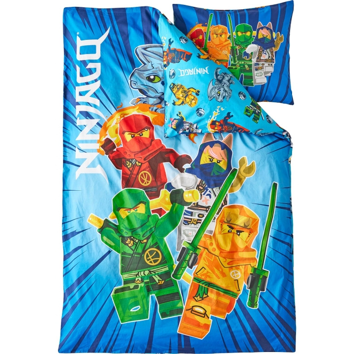 LEGO Sengetøy - Voksenstørrelse 140 x 200 cm - LEGO® Ninjago (LEG1166) i gruppen LEKER, BARN OG BABY / Barnetekstiler / Sengetøy hos TP E-commerce Nordic AB (D19102)
