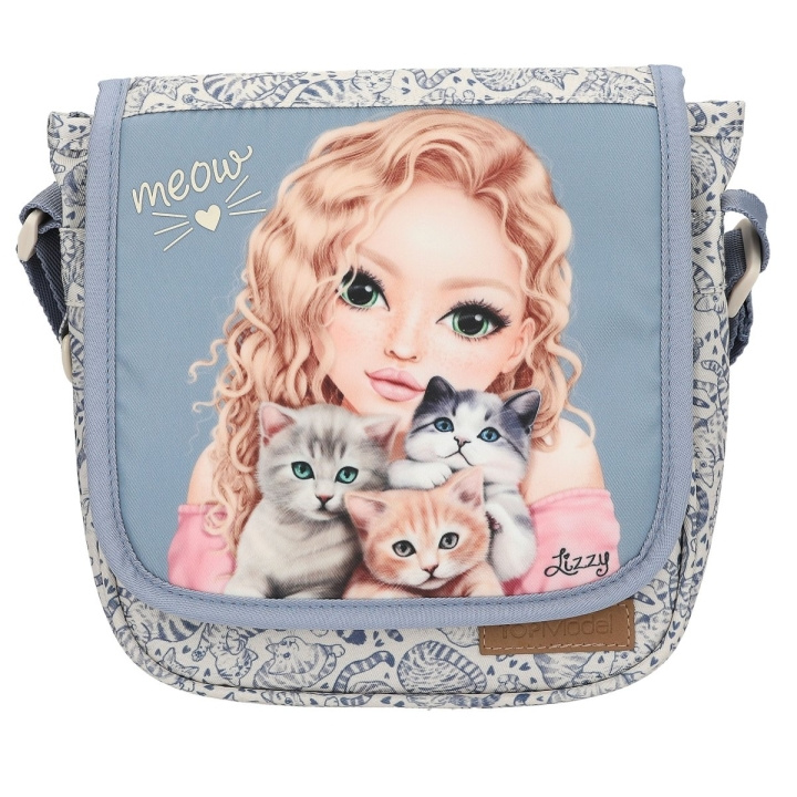 TOPModel TOPModel Skulderveske CAT LOVE - Lyseblå og kremfarget - Liten (413273) i gruppen LEKER, BARN OG BABY / Reise / Barnevesker / Ryggsekker hos TP E-commerce Nordic AB (D19105)