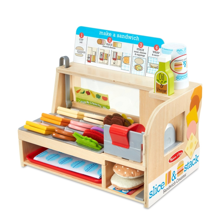 Melissa & Doug Sandwich-disk for å skjære og stable (41650) i gruppen LEKER, BARN OG BABY / Leker / Lite hjem & rollespill hos TP E-commerce Nordic AB (D19116)