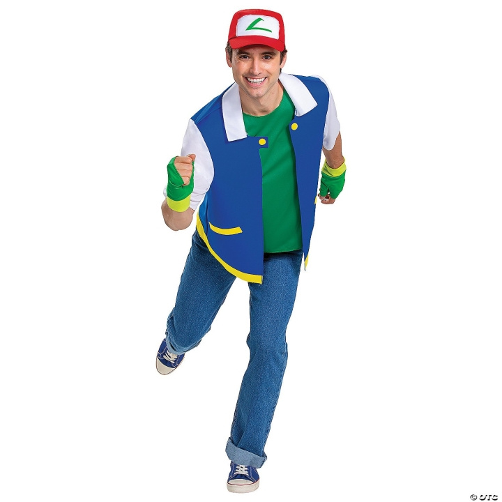 Disguise Pokémon Klassisk kostyme for voksne - Master Ash Ketchum (120069SM-20L) i gruppen LEKER, BARN OG BABY / Leker / Masker og kostymer hos TP E-commerce Nordic AB (D19118)