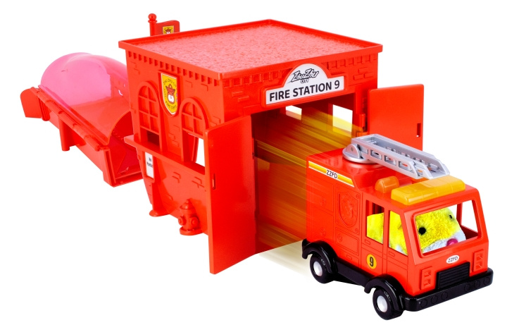Zhu Zhu Pets City brannbil lekesett - (Z10331) i gruppen LEKER, BARN OG BABY / Leker / Lekebiler hos TP E-commerce Nordic AB (D19125)