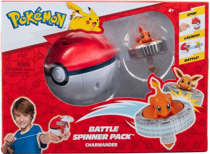 Pokémon BATTLE SPINNER CHARMANDER (PKW4401) i gruppen LEKER, BARN OG BABY / Leker / Figurer, miniatyrer og tilbehør hos TP E-commerce Nordic AB (D19127)