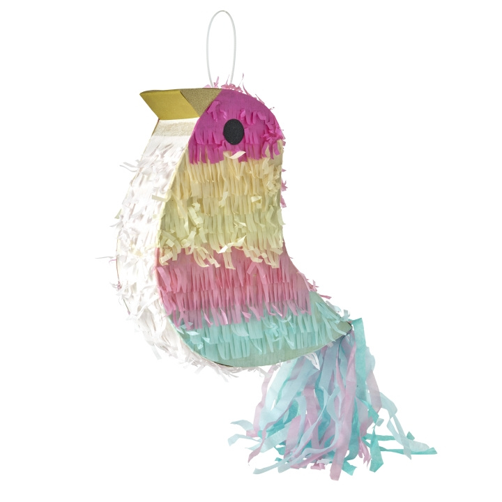 RICE Pinata i fugleform - rosa, gul, blå - stor i gruppen SPORT, FRITID & HOBBY / Morsomme produkter / Smarte produkter hos TP E-commerce Nordic AB (D19141)