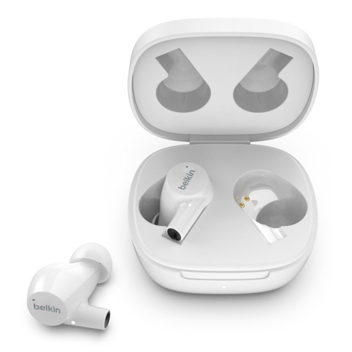 Belkin SOUNDFORM Rise ekte trådløse ørepropper i gruppen Elektronikk / Lyd & Bilde / Hodetelefoner & Tilbehør / Hodetelefoner hos TP E-commerce Nordic AB (D19146)