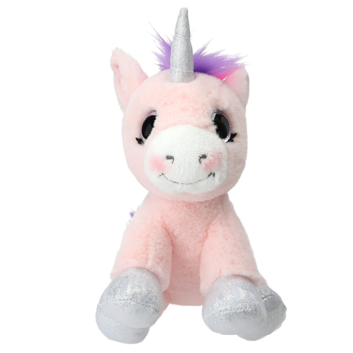 Ylvi Plysj enhjørning rosa 21 cm - (0412278) i gruppen LEKER, BARN OG BABY / Babyleker (0-3 år) / Kosedyr hos TP E-commerce Nordic AB (D19148)