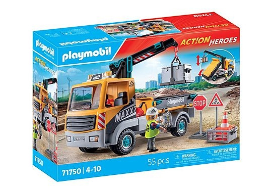 Playmobil Anleggsbil med kran (71750) i gruppen LEKER, BARN OG BABY / Leker / Lekesett hos TP E-commerce Nordic AB (D19155)