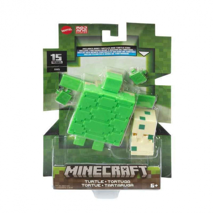MINECRAFT Biome Builds - Skilpadde 8 cm (HTL84) i gruppen LEKER, BARN OG BABY / Leker / Figurer, miniatyrer og tilbehør hos TP E-commerce Nordic AB (D19160)