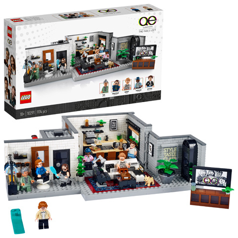 LEGO Ikoner - Queer Eye - The Fab 5 Loft (10291) i gruppen LEKER, BARN OG BABY / Leker / Byggeleker / Lego hos TP E-commerce Nordic AB (D19173)