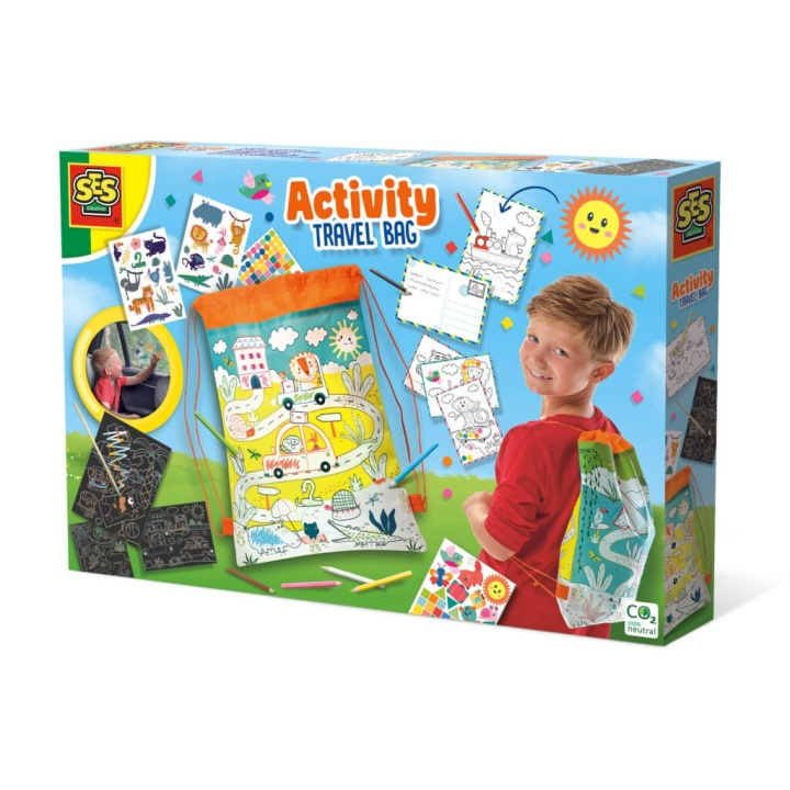 SES Creative Aktivitetsreiseveske - (S02239) i gruppen LEKER, BARN OG BABY / Babyleker (0-3 år) / Aktivitetsleker hos TP E-commerce Nordic AB (D19202)