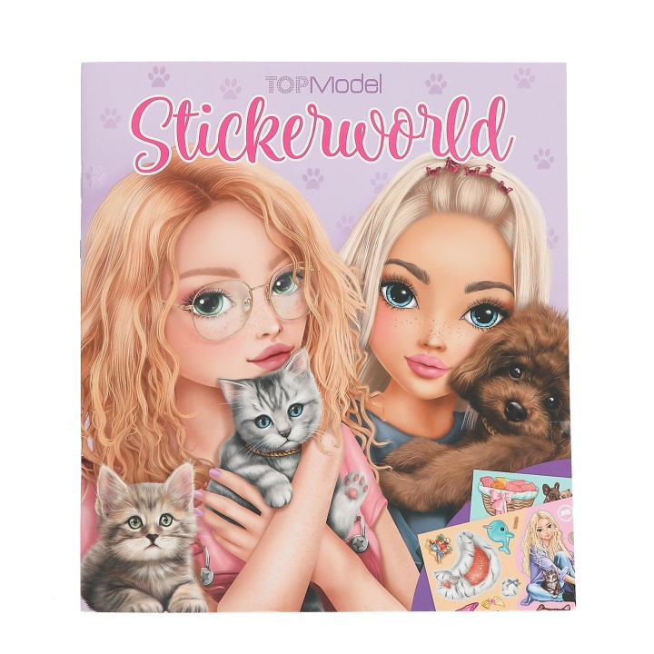 TOPModel Stickerworld KITTY og DOGGY - (0413571) i gruppen LEKER, BARN OG BABY / Leker / Håndtverk hos TP E-commerce Nordic AB (D19219)