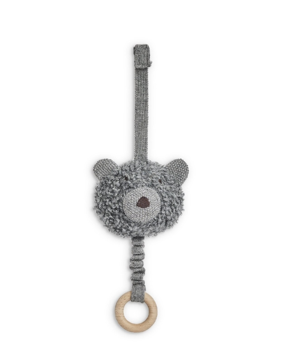Smallstuff Musikkuro, ullbouclé, gråmelert - (40011-43) i gruppen LEKER, BARN OG BABY / Babyleker (0-3 år) / Kosedyr hos TP E-commerce Nordic AB (D19232)