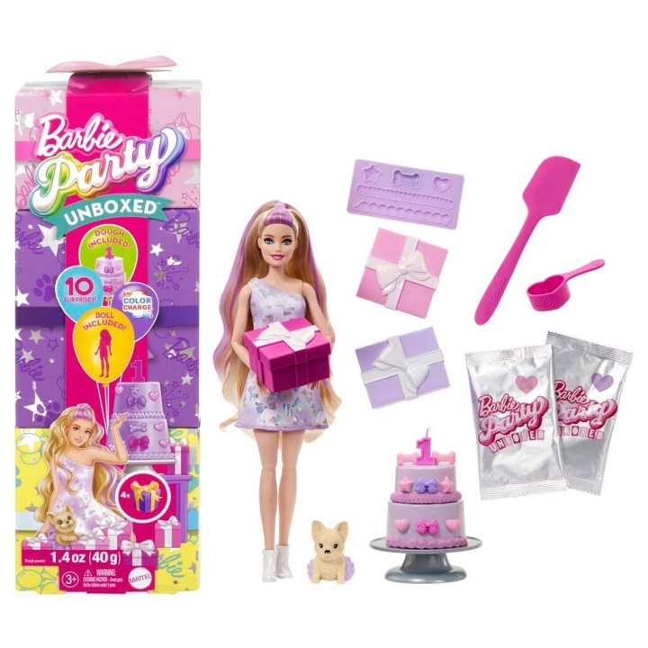 Barbie Barbie Party Unboxed Blonde dukke - (960-2523) i gruppen LEKER, BARN OG BABY / Leker / Dukker & tilbehør hos TP E-commerce Nordic AB (D19256)