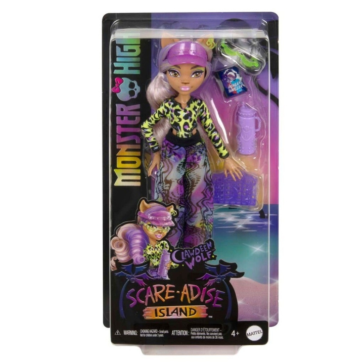 Monster High Scare-adise Island Clawdeen dukke - (218-2503) i gruppen LEKER, BARN OG BABY / Leker / Dukker & tilbehør hos TP E-commerce Nordic AB (D19258)