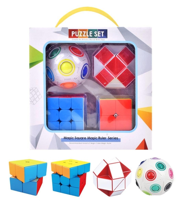 Vini Games Vini Game - Magisk kube+ball+regel (31285) i gruppen LEKER, BARN OG BABY / Leker / Leksaker hos TP E-commerce Nordic AB (D19262)