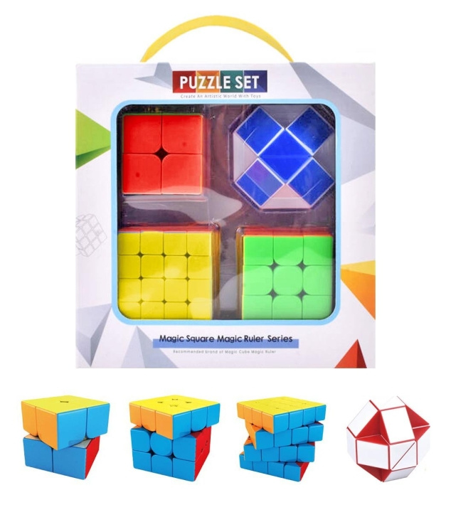 Vini Games Vini Game - Magic 3x Cube + linjal (31286) i gruppen LEKER, BARN OG BABY / Leker / Leksaker hos TP E-commerce Nordic AB (D19263)