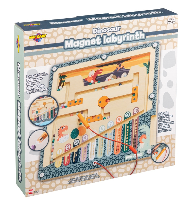 Vini Games Dinosaur tre/magnetspill (31914) i gruppen LEKER, BARN OG BABY / Leker / Leksaker hos TP E-commerce Nordic AB (D19268)