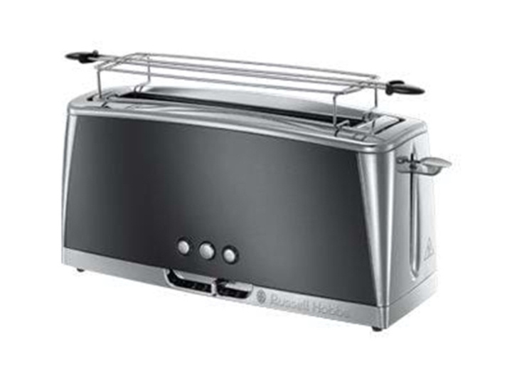 Russell Hobbs Luna brødrister med 2 skiver og lang spalte - måneskinnsgrå i gruppen HJEM, HUS OG HAGE / Husholdningsapparater / Brødristere og toastjern / Brødristere hos TP E-commerce Nordic AB (D19295)