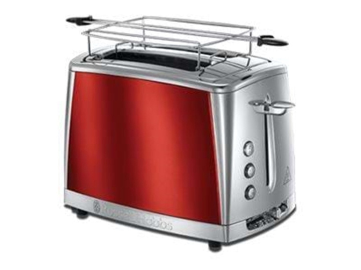 Russell Hobbs Luna brødrister med 2 skiver - solrød i gruppen HJEM, HUS OG HAGE / Husholdningsapparater / Brødristere og toastjern / Brødristere hos TP E-commerce Nordic AB (D19296)