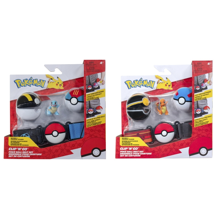 Pokémon Clip N Go beltesett - (95283-17) i gruppen LEKER, BARN OG BABY / Leker / Figurer, miniatyrer og tilbehør hos TP E-commerce Nordic AB (D19302)