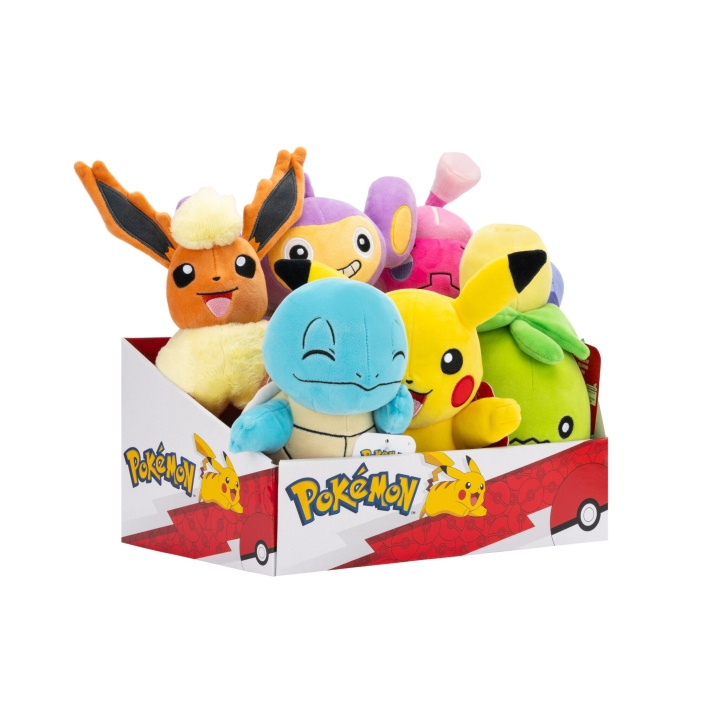 Pokémon Plysj 20 CM Asst. (95217-21) i gruppen LEKER, BARN OG BABY / Babyleker (0-3 år) / Kosedyr hos TP E-commerce Nordic AB (D19303)