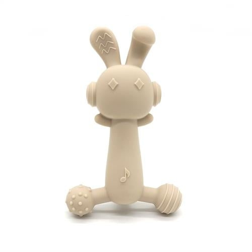 Magni Biter med taktile overflater, beige - (5736) i gruppen LEKER, BARN OG BABY / Babyprodukter / Smokker & Tannringer hos TP E-commerce Nordic AB (D19318)
