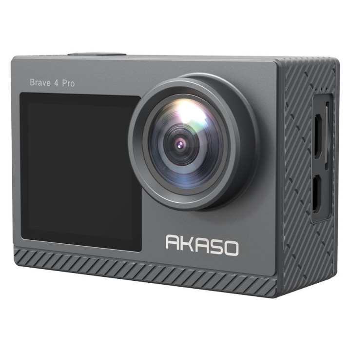 Akaso Brave 4 Pro actionkamera med to skjermer - 4K/30 bilder per sekund - 20 MP i gruppen SPORT, FRITID & HOBBY / Action kameraer og tilbehør / Action kameraer hos TP E-commerce Nordic AB (D19321)