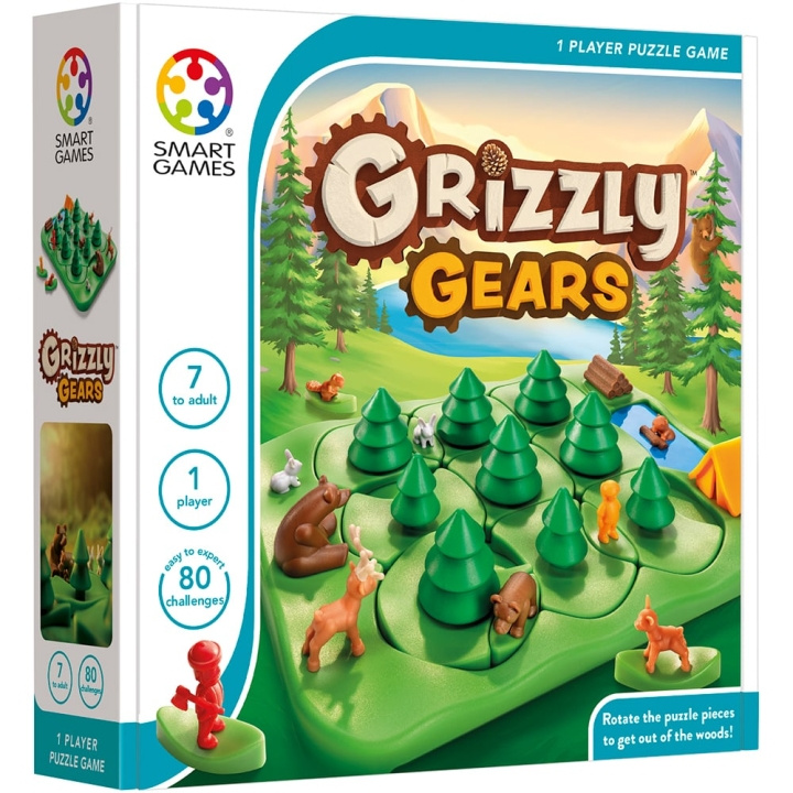 Smart Games Grizzly Gears (Nordic) (SG2445) i gruppen LEKER, BARN OG BABY / Spill / Brettspill hos TP E-commerce Nordic AB (D19330)