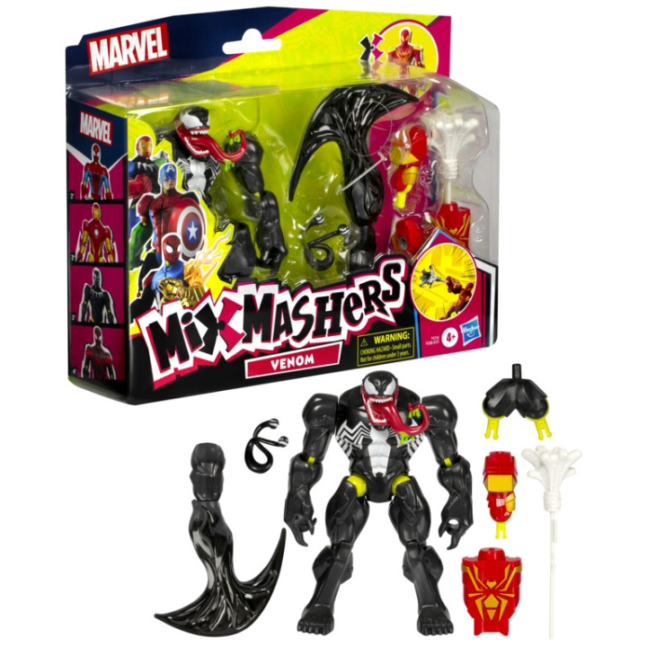 Marvel Spider-Man Venom Mix Mashers Actionfigur (F9216) i gruppen LEKER, BARN OG BABY / Leker / Figurer, miniatyrer og tilbehør hos TP E-commerce Nordic AB (D19347)