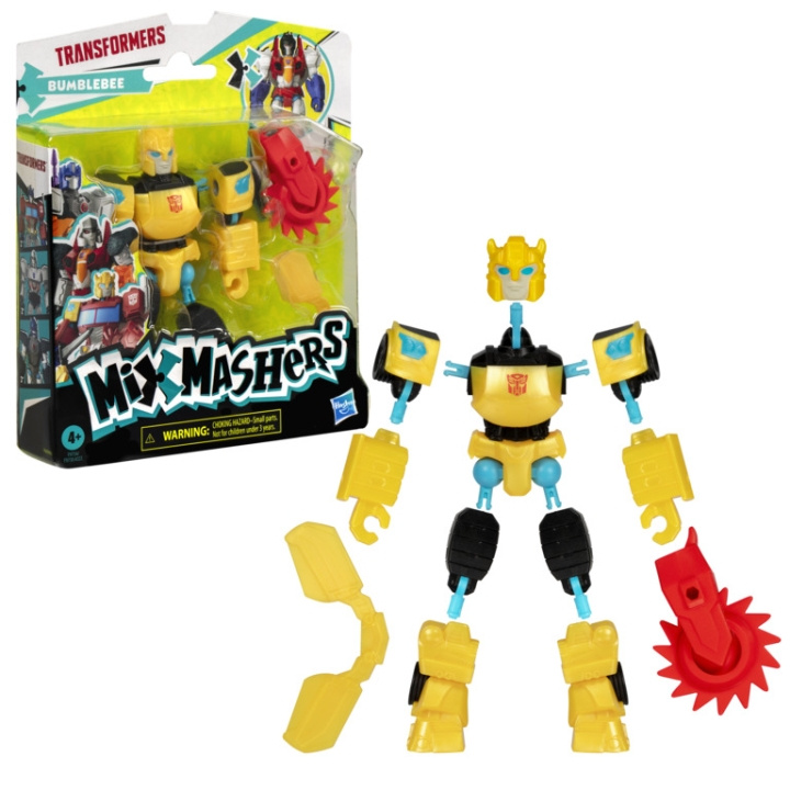Transformers Mix Mashers Bumblebee Actionfigur (F9734) i gruppen LEKER, BARN OG BABY / Leker / Figurer, miniatyrer og tilbehør hos TP E-commerce Nordic AB (D19352)