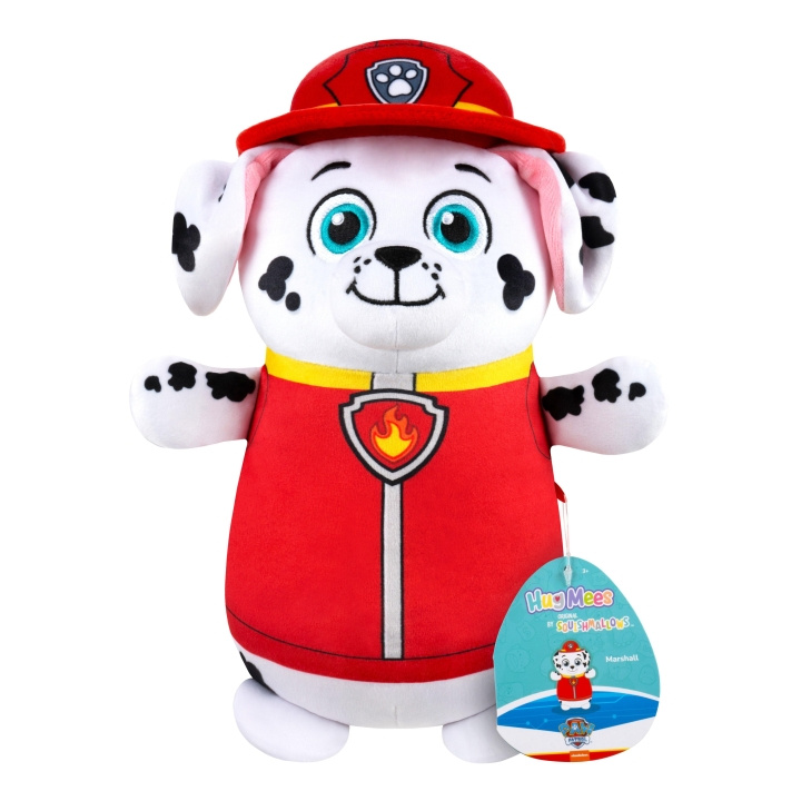Squishmallows Hugmees plysj Paw Patrol - Marshall i gruppen LEKER, BARN OG BABY / Babyleker (0-3 år) / Kosedyr hos TP E-commerce Nordic AB (D19360)