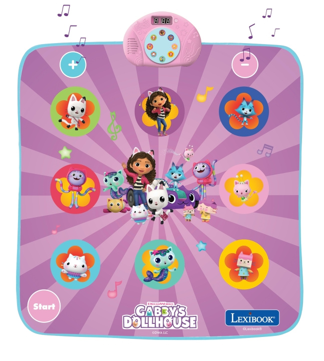 Lexibook Elektronisk dansematte Gabby\'s Dollhouse - (DM10GDH) i gruppen LEKER, BARN OG BABY / Leker / Leksaker hos TP E-commerce Nordic AB (D19376)