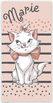 Disney Aristocats Håndkle - 70x140 cm - Aristocat (110047) i gruppen HJEM, HUS OG HAGE / Baderom / Håndklær hos TP E-commerce Nordic AB (D19382)