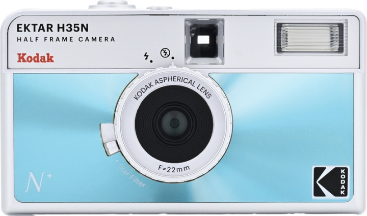 Kodak EKTAR H35N Kamera - Glasert blå i gruppen Elektronikk / Foto og video / Kameraer hos TP E-commerce Nordic AB (D19394)
