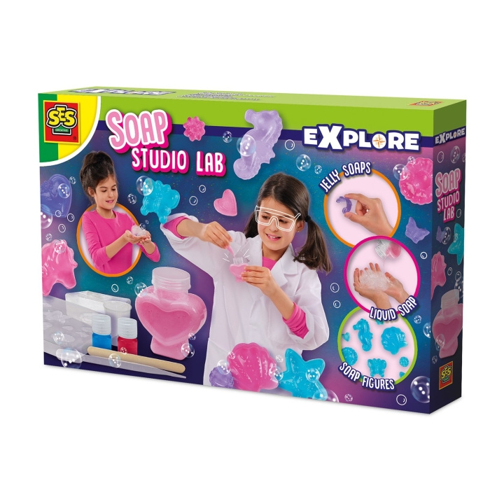 SES Creative Utforsk Soap Studio Lab - (S25142) i gruppen LEKER, BARN OG BABY / Leker / Håndtverk hos TP E-commerce Nordic AB (D19401)