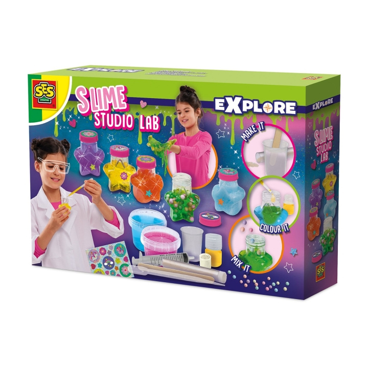 SES Creative Vitenskapslaboratorium Slime Studio - (S25143) i gruppen LEKER, BARN OG BABY / Leker / Håndtverk hos TP E-commerce Nordic AB (D19403)