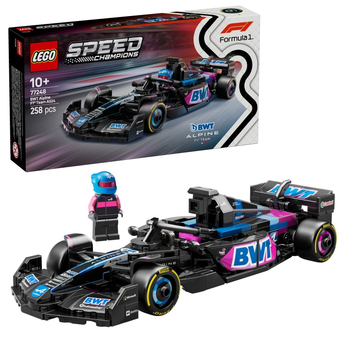 LEGO Speed Champions - BWT Alpine F1® Team A524 Racerbil (77248) i gruppen LEKER, BARN OG BABY / Leker / Byggeleker / Lego hos TP E-commerce Nordic AB (D19421)