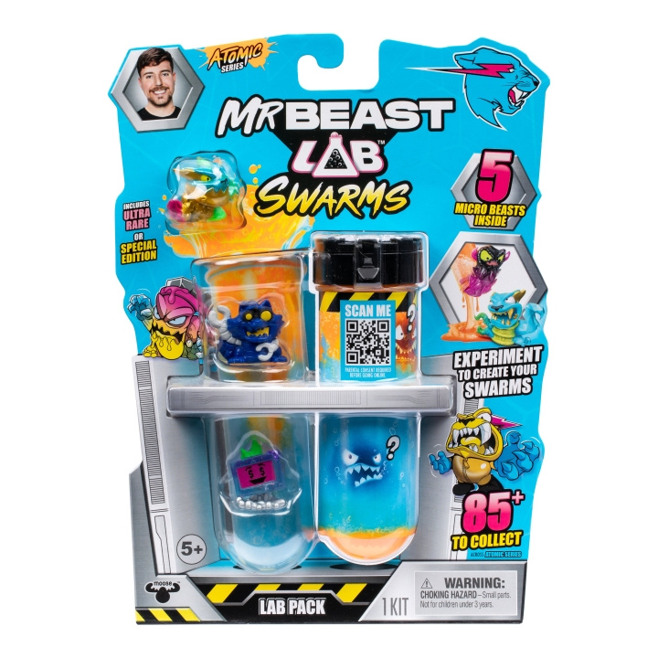 MR. BEAST LAB Svermerfigurer 5 stk. Serie 2 - (20379) i gruppen LEKER, BARN OG BABY / Leker / Figurer, miniatyrer og tilbehør hos TP E-commerce Nordic AB (D19448)