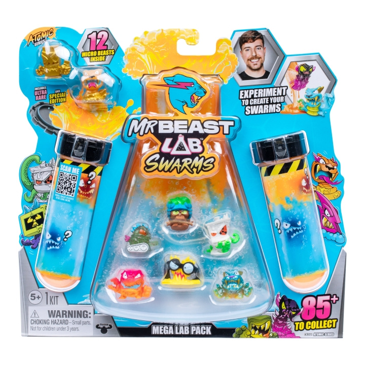 MR. BEAST LAB MrBeast Lab Swarms Mega Lab 12-pakning serie 2 - (20389) i gruppen LEKER, BARN OG BABY / Leker / Figurer, miniatyrer og tilbehør hos TP E-commerce Nordic AB (D19449)