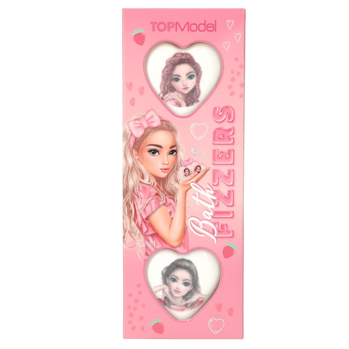 TOPModel TOPModel Bathfizzers BEAUTY and ME med trykk - Hvit, rosa - 30 g hver i gruppen LEKER, BARN OG BABY / Babyprodukter / Bad hos TP E-commerce Nordic AB (D19473)