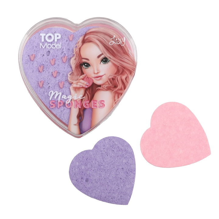 TOPModel Magiske hjertesvamper BEAUTY and ME - Lilla, rosa i gruppen LEKER, BARN OG BABY / Babyprodukter / Bad hos TP E-commerce Nordic AB (D19481)