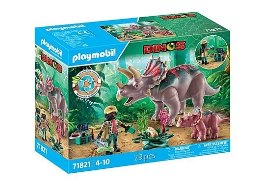 Playmobil Triceratops-familien (71821) i gruppen LEKER, BARN OG BABY / Leker / Lekesett hos TP E-commerce Nordic AB (D19500)
