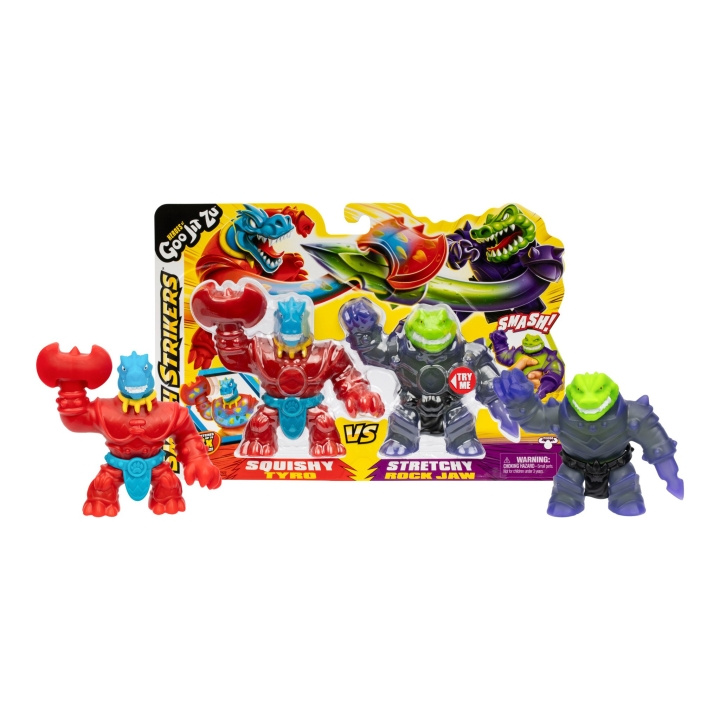 Goo Jit Zu Smash Strikers Tyro vs Rock Jaw - (42804) i gruppen LEKER, BARN OG BABY / Leker / Figurer, miniatyrer og tilbehør hos TP E-commerce Nordic AB (D19512)