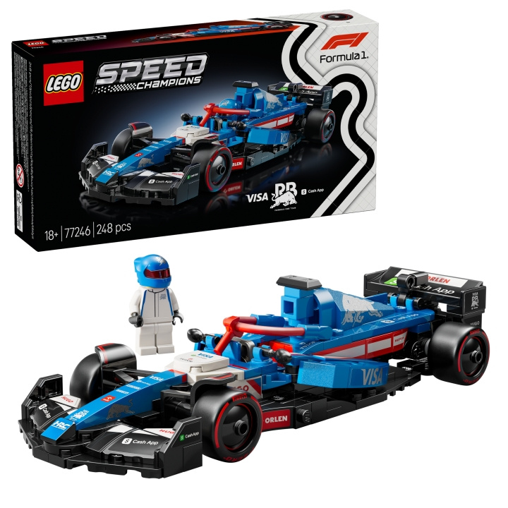 LEGO Speed Champions - Visa Cash App RB VCARB 01 F1® Racerbil (77246) i gruppen LEKER, BARN OG BABY / Leker / Byggeleker / Lego hos TP E-commerce Nordic AB (D19530)