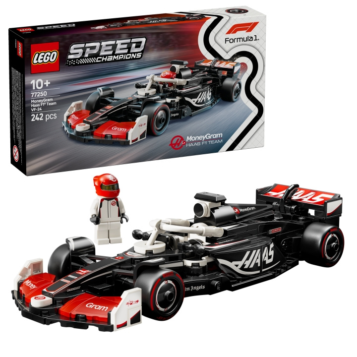 LEGO Speed Champions - MoneyGram Haas F1 Team VF-24 Racerbil (77250) i gruppen LEKER, BARN OG BABY / Leker / Byggeleker / Lego hos TP E-commerce Nordic AB (D19532)