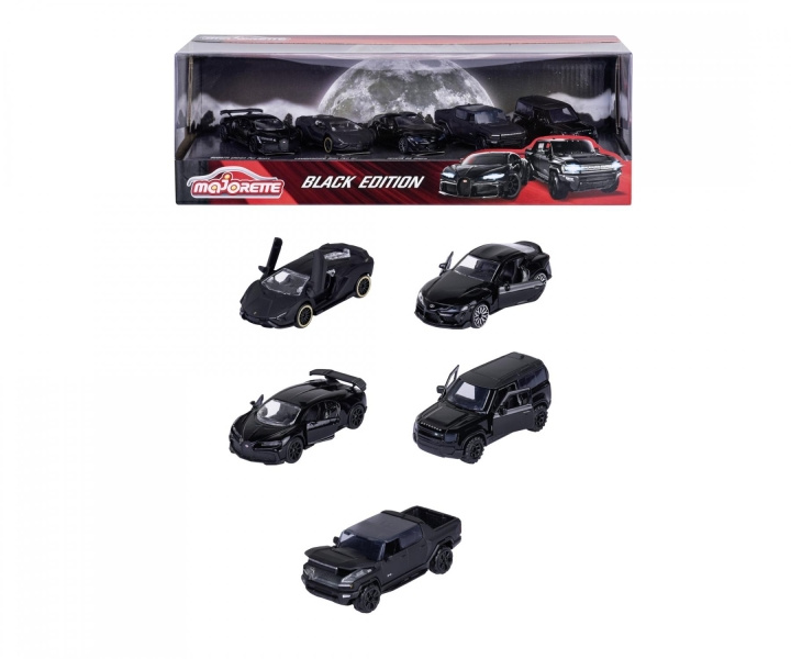 Majorette Black Edition gavepakke med 5 deler (212053191) i gruppen LEKER, BARN OG BABY / Leker / Lekebiler hos TP E-commerce Nordic AB (D19567)