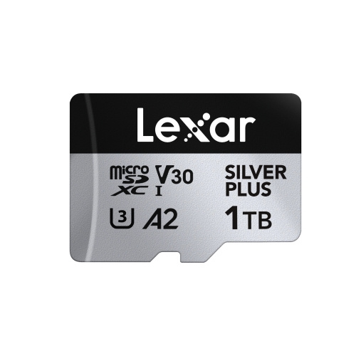 Lexar microSDXC Professional SILVER Plus UHS-I/U3/A2/4K R205/W150 (V30) - 1 TB i gruppen Elektronikk / Lagringsmedia / Minnekort / SD/SDHC/SDXC hos TP E-commerce Nordic AB (D19596)
