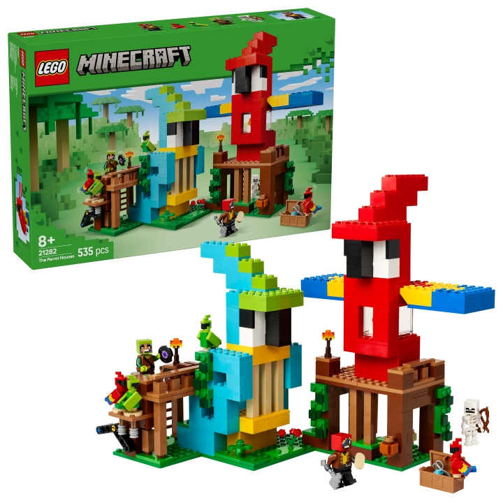 LEGO Minecraft - Papegøyehusene (21282.) i gruppen LEKER, BARN OG BABY / Leker / Byggeleker / Lego hos TP E-commerce Nordic AB (D19605)