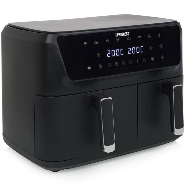 Princess Airfryer Dubbel 11l 182470 6,5l&4,5l 2700W i gruppen HJEM, HUS OG HAGE / Husholdningsapparater / Airfryers og frityrkokere hos TP E-commerce Nordic AB (D19672)